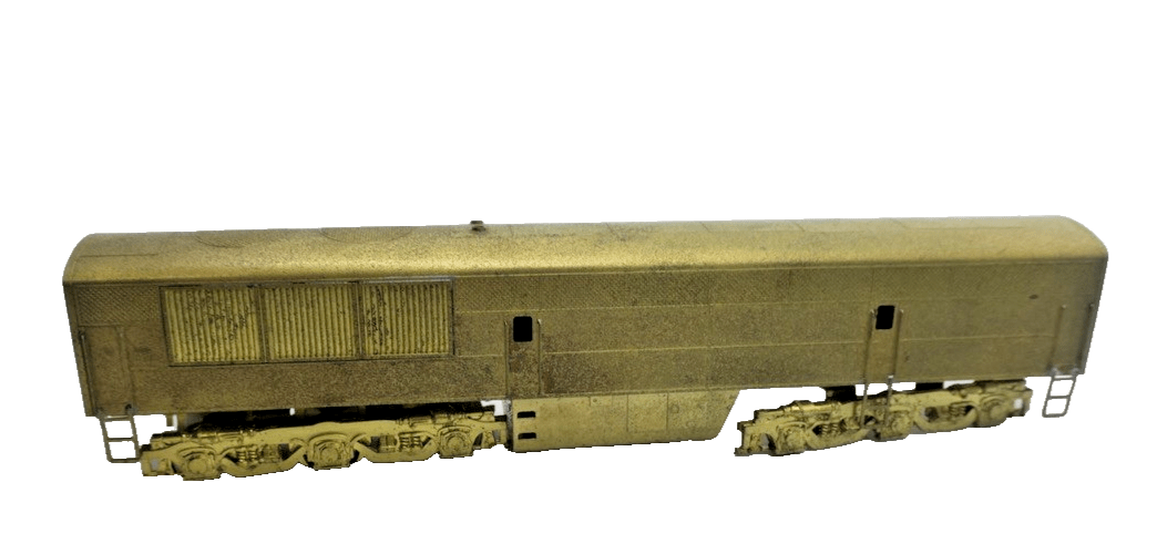 Red ball Ho Brass Fairbanks Morse 2000 HP 12 Wheel Diesel B unit Brass Unpainted - WISE GUYS HOBBIES LLC