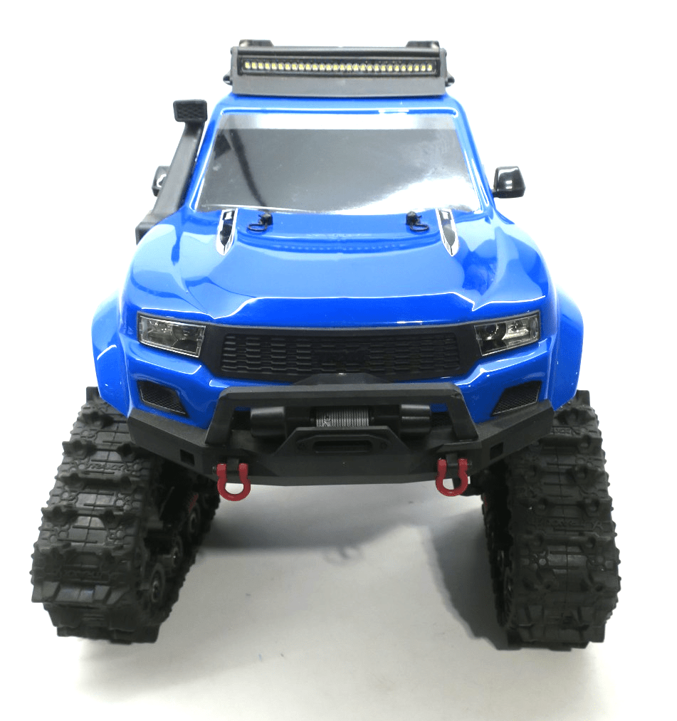 Traxxas TRX-4 All Terrain Equipped blue Clipless Body W/ Tracks - WISE GUYS HOBBIES LLC