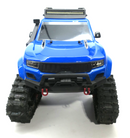 Traxxas TRX-4 All Terrain Equipped blue Clipless Body W/ Tracks