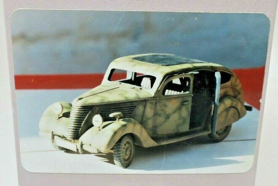 SCALE MODEL ACCESSORIES GERMAN FORD V-8 SALOON STAFF CAR 1/35 RESIN SMAV 132 - WISE GUYS HOBBIES LLC