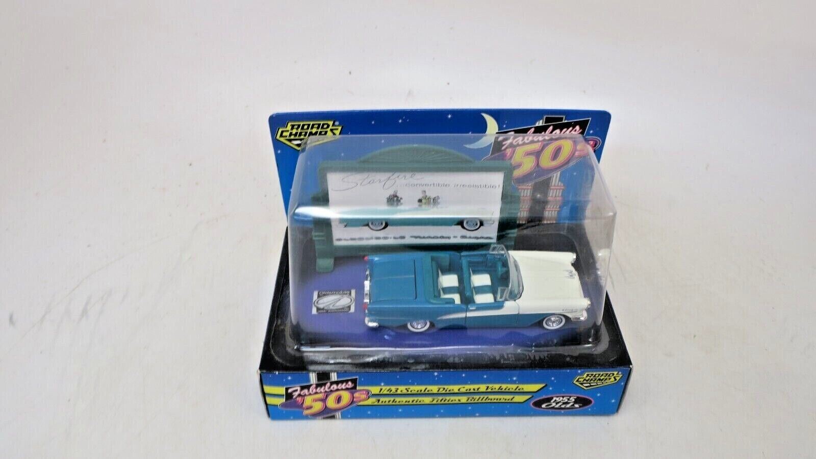 ROAD CHAMPS FABULOUS '50s 1/43 SCALE 1955 CHEVROLET BELL AIR - WISE GUYS HOBBIES LLC