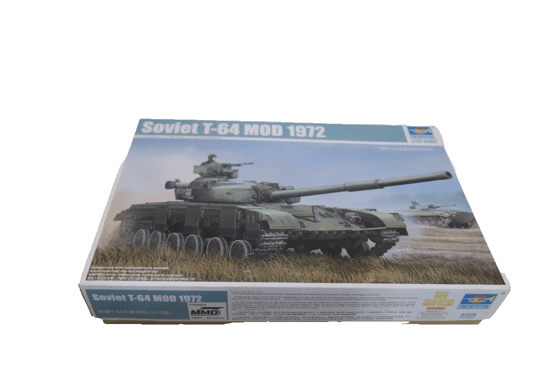Trumpeter Soviet T64 Mod 1972 Main Battle Tank (1/35 Scale) T - 64 Main Tank Mod.1 - WISE GUYS HOBBIES LLC