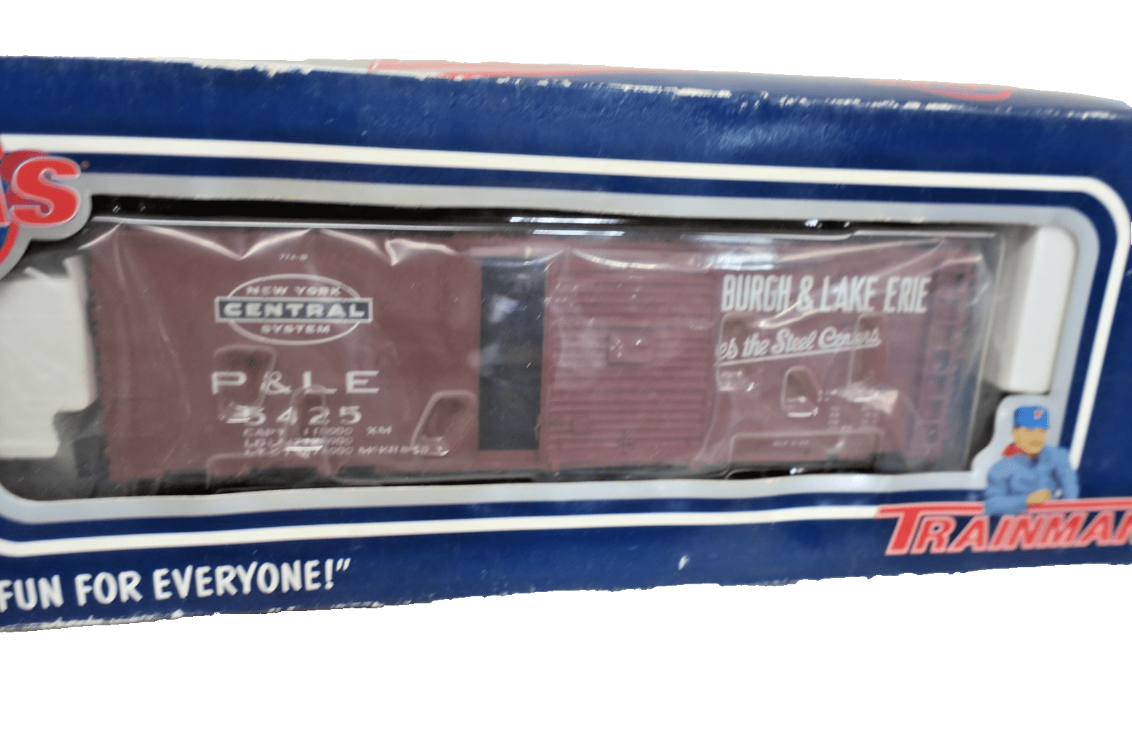 AtlasO - Scale 40' Pittsburgh & Lake Erie Plug Door BoxCar 3 - rail 0503 - 1 - WISE GUYS HOBBIES LLC