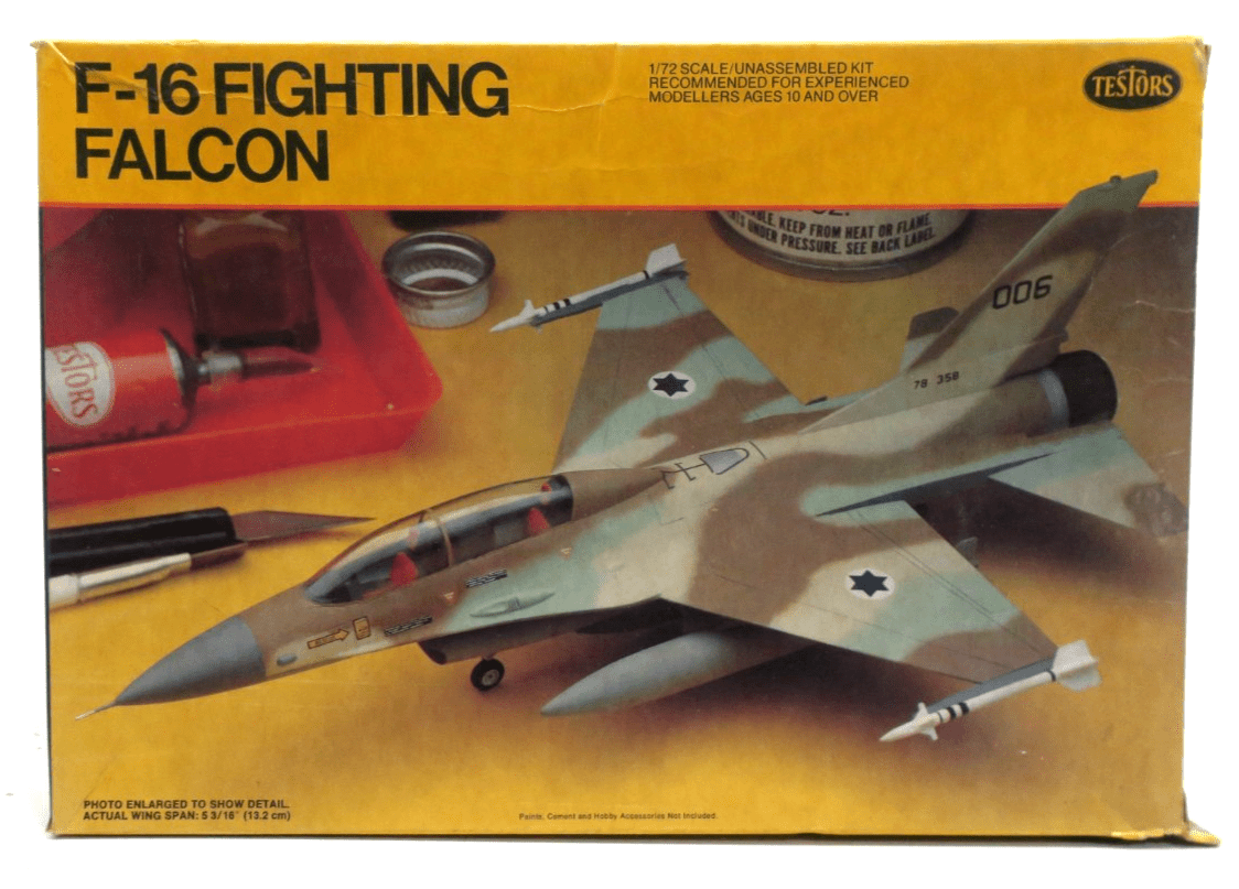 Testors Italeri 1/72 F-16 Fighting Falcon Plastic Model Kit 683 - WISE GUYS HOBBIES LLC
