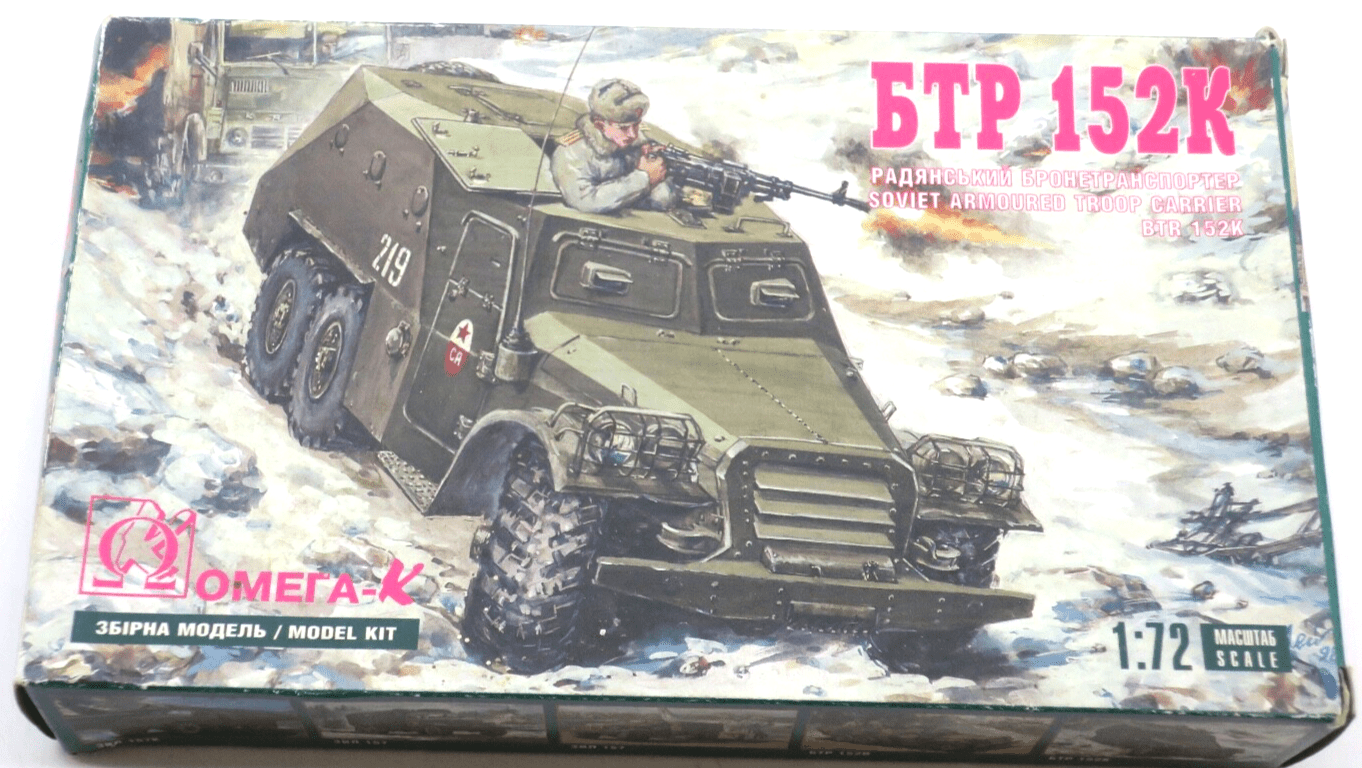 Omega-K 1/72 Soviet Armored Troop Carrier Model Kit - WISE GUYS HOBBIES LLC