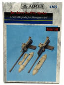 Aires 1/48 Junkers Ju 87G Stuka 3.7cm BK Pods For Hasegawa Kit 4169 - WISE GUYS HOBBIES LLC