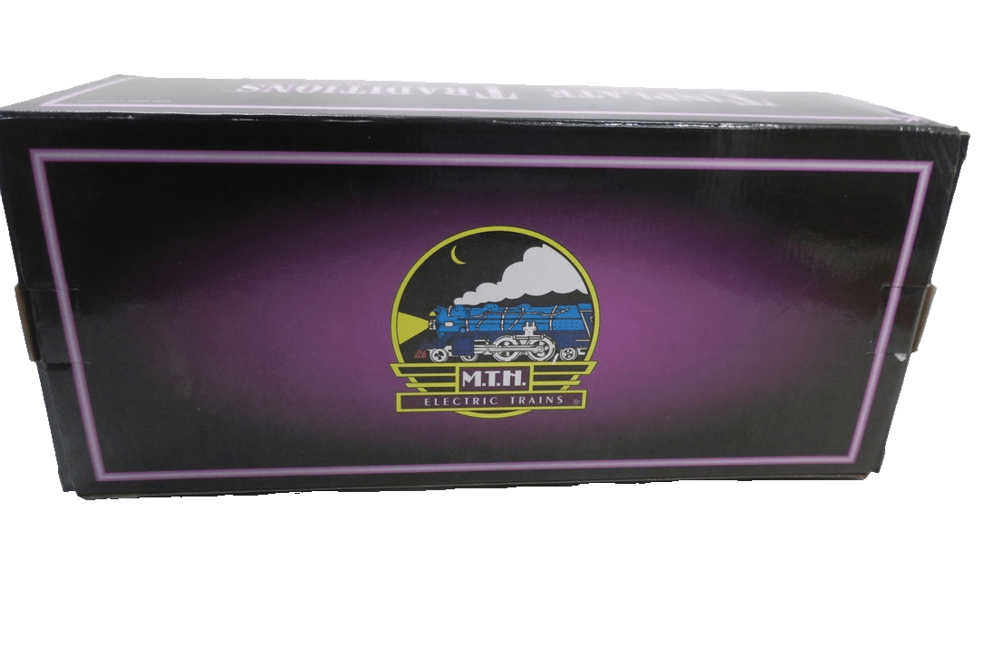 MTH TINPLATE STANDARD GAUGE 514 REEFER CAR CREAM/ORANGE/BRASS 10 - 1086 - NIB - WISE GUYS HOBBIES LLC