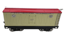 MTH Standard Gauge Reefer Tin plate Traditions 214R Ivory And Red / Nickel Trim - WISE GUYS HOBBIES LLC
