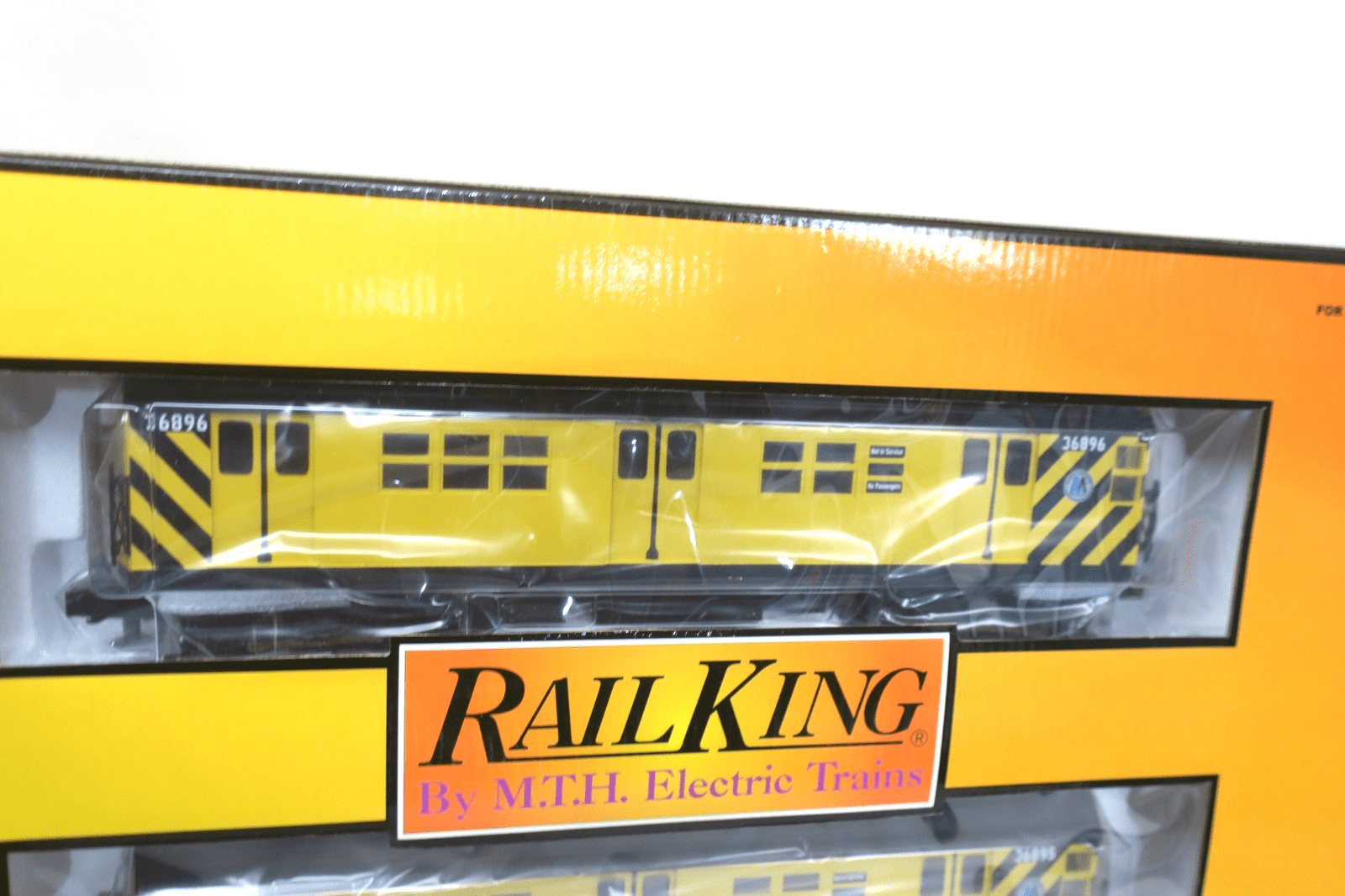 MTH RailKing 30 - 2273 - 3 MTA Work Train R - 17 2 - Car Subway Add - On Non Powered Set - WISE GUYS HOBBIES LLC