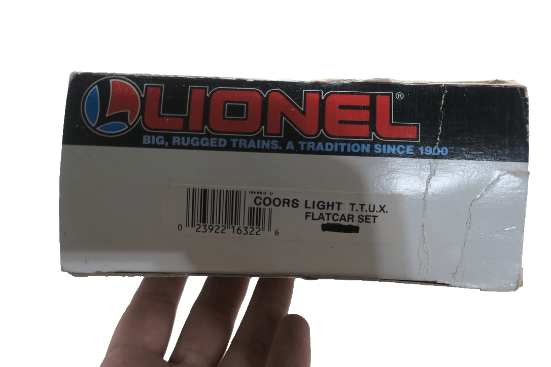 LIONEL COORS LIGHT BEER T.T.U.X. FLATCAR SET - WISE GUYS HOBBIES LLC