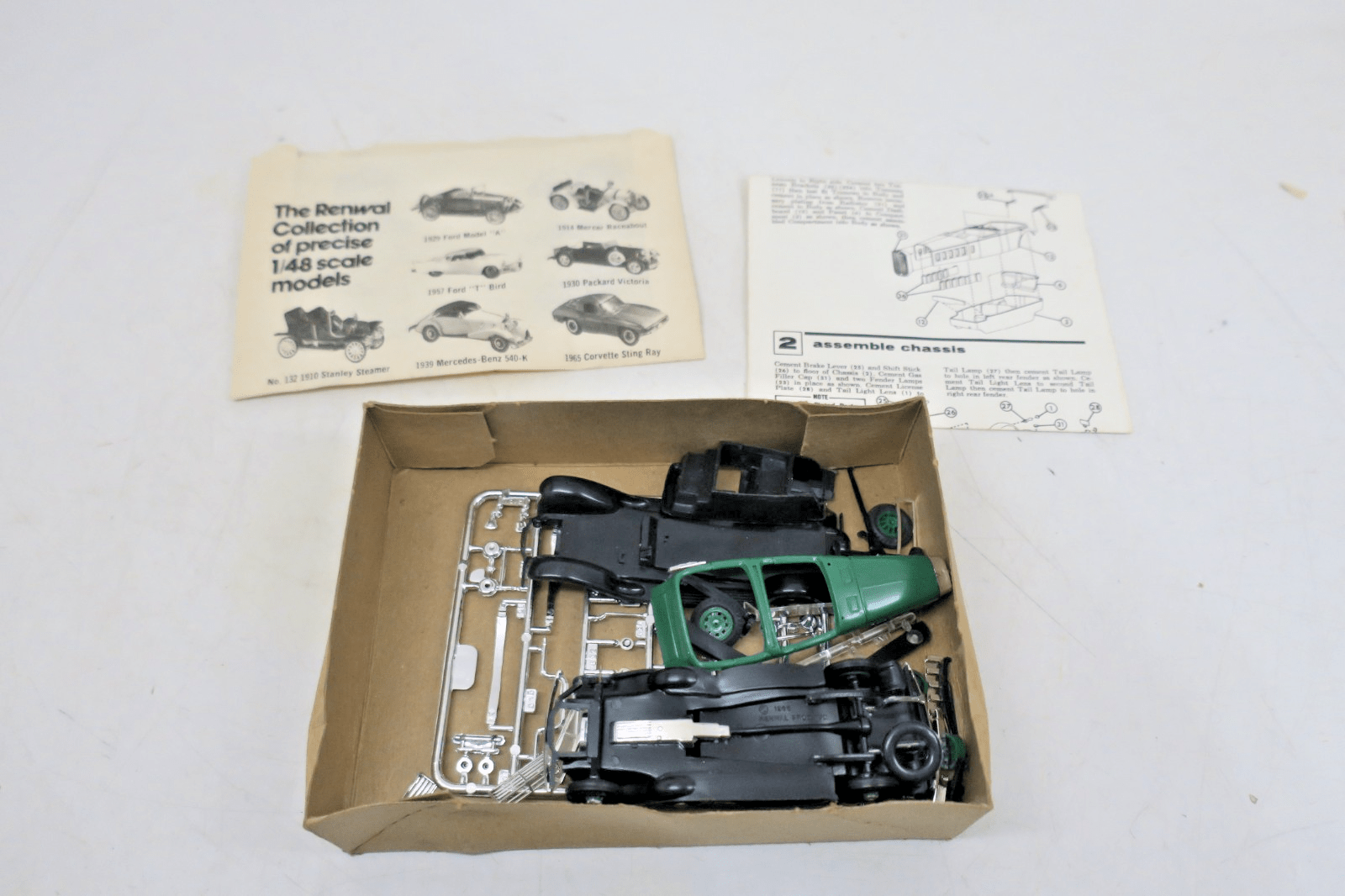 Renwal 1/48 1931 Cadillac Phaeton Model Kit 153 - WISE GUYS HOBBIES LLC