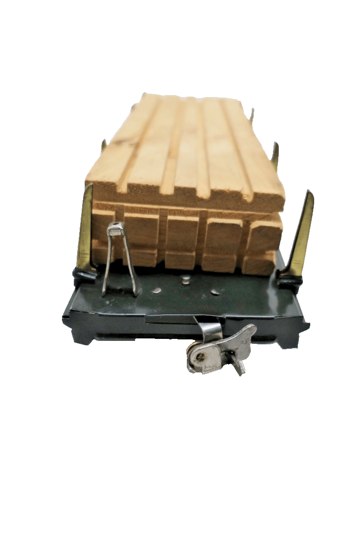 MTH Standard Gauge Tinplate Dark Grenn 511 Flat Car w/ Wood Load 10 - 1117 - WISE GUYS HOBBIES LLC
