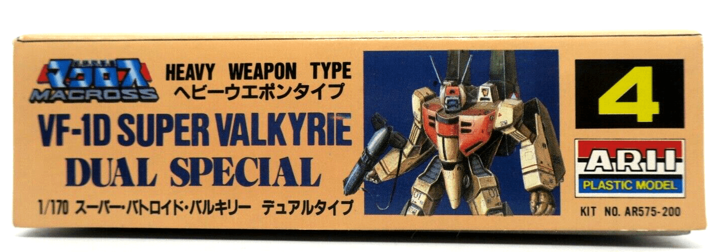 Arii Macross 1/170 VF-1D Super Valkyrie Model Kit No. 4 - WISE GUYS HOBBIES LLC