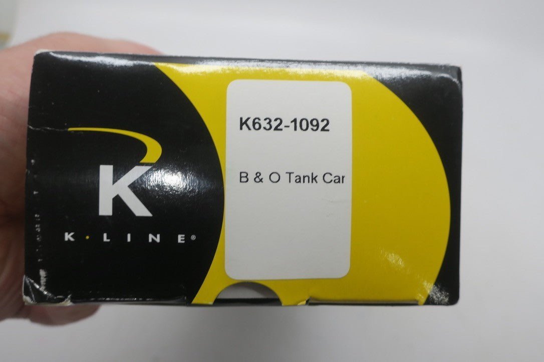 K-Line Baltimore & Ohio Tank Car 414 K632-1092 - WISE GUYS HOBBIES LLC