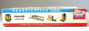 Bachmann Plasticville U.S.A Trailer 1504-89 OS Gauge Turquoise Sides, White Roof - WISE GUYS HOBBIES LLC