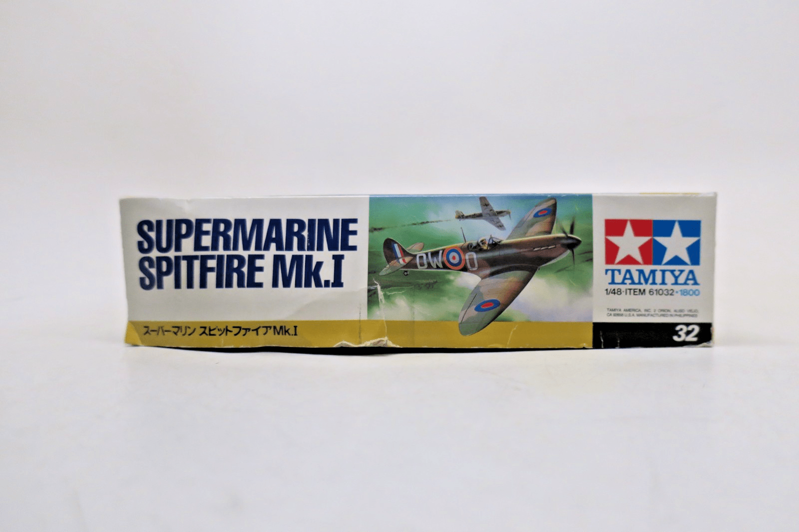 Tamiya 1/48 Supermarine Spitfire Mk.I Model Kit 32 - WISE GUYS HOBBIES LLC