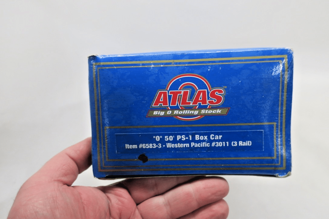 Atlas 6583 - 3 Western Pacific 50' PS - 1 Box Car, 3R, NIB - WISE GUYS HOBBIES LLC