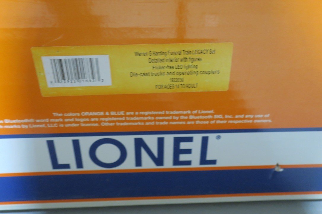 Lionel 1922030 Warren G Harding Funeral Train LEGACY Set NEW! - WISE GUYS HOBBIES LLC