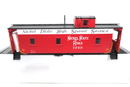 Overland Models NKP War Emergency Caboose Brass O Scale 2 Rail Rd  1343 - WISE GUYS HOBBIES LLC