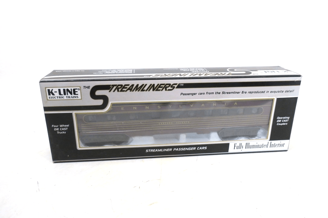K - Line K4580 - 8086 O Pennsylvania Cascade Heights 12.5" Streamliner Pullman Car - WISE GUYS HOBBIES LLC