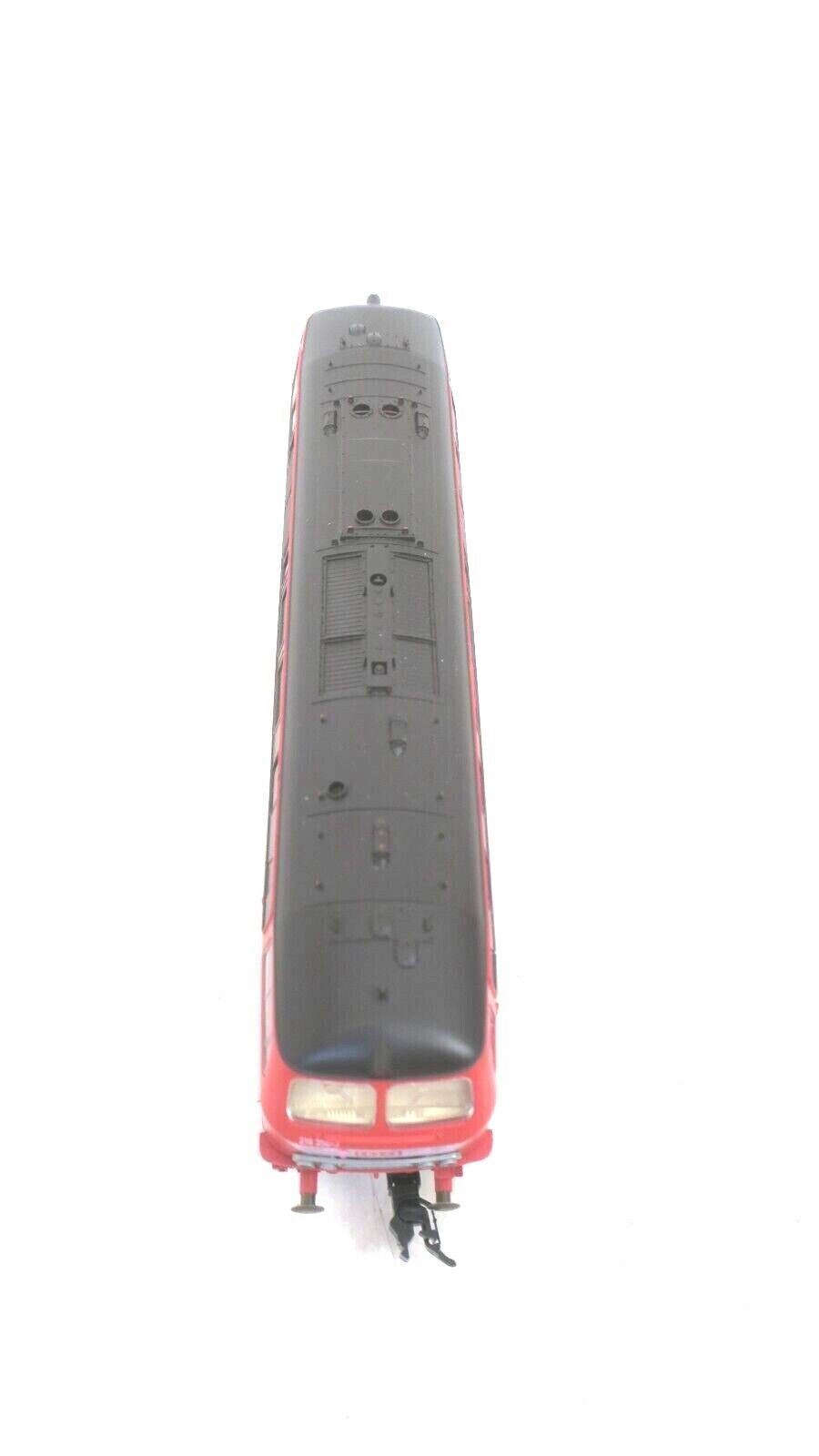 Fleischmann H0 6369 BR 218 350-7 Oriental Red Powered railcar - WISE GUYS HOBBIES LLC