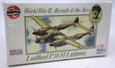Sealed Airfix World War II Aircraft 1/72 Lockheed P38H Lightning Model Kit