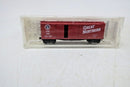 N SCALE MTL GREAT NORTHERN 40' 1 1/2 DOOR DOUBLE WOOD SHEATHED BOX CARS - NIB