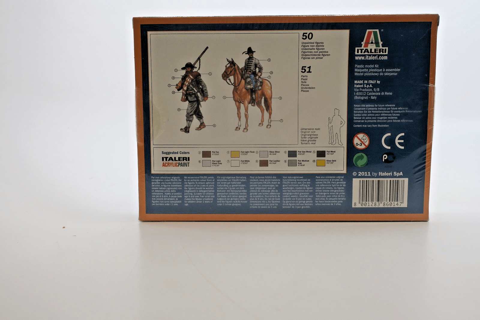 Italeri 1/72 Confederate Infantry Model Kit 6014 - WISE GUYS HOBBIES LLC