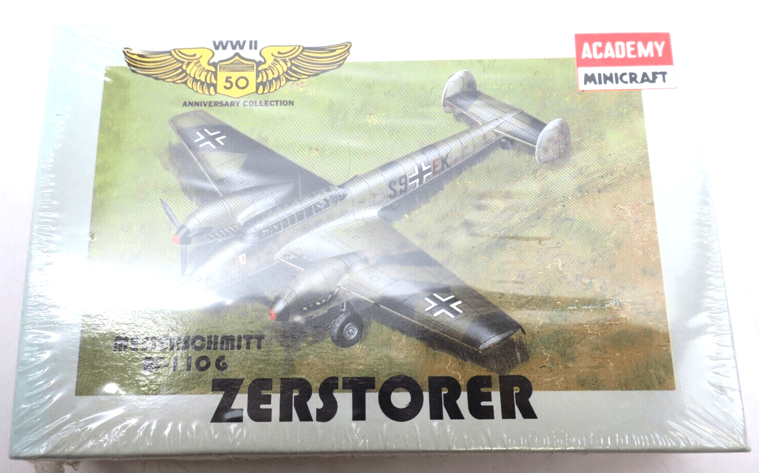 Academy 1/144 Messerschmitt BF-110G Zerstorer Model Kit 4411 - WISE GUYS HOBBIES LLC