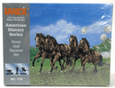 IMEX 1/32 American History Series Horse And Harness Set Model Kit 775 SEALED - WISE GUYS HOBBIES LLC
