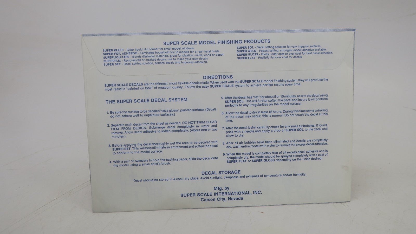 Super Scale 1/72 W German F-104 (4) Jabo 631, AG52, MFG 2 Decals 72-88 - WISE GUYS HOBBIES LLC