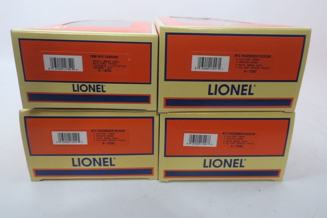 Lionel 6-17246 O Gauge New York Central Pacemaker 4-Car Freight Set - WISE GUYS HOBBIES LLC