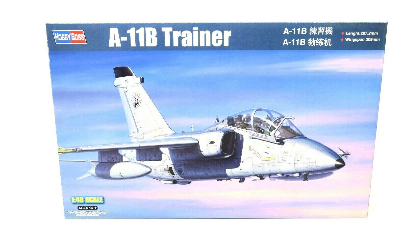 Hobby Boss 1/48 Model Kit 81743 AMX-T 2 seat Trainer Aircraft - WISE GUYS HOBBIES LLC