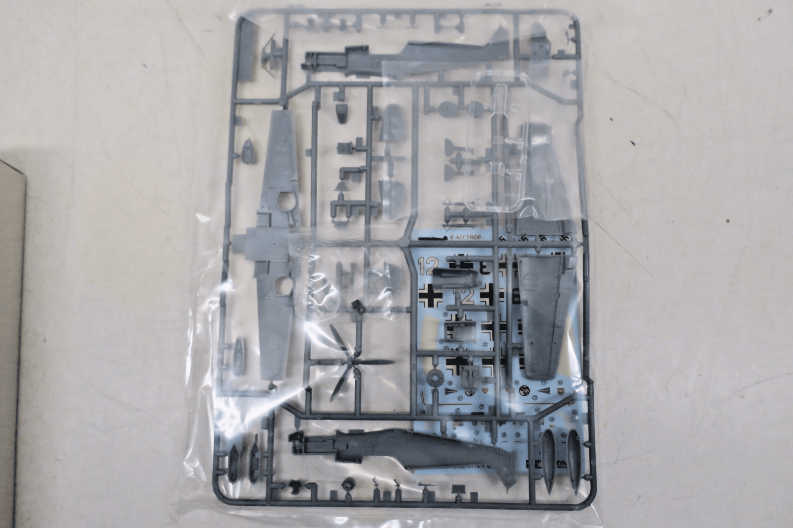 Tamiya 1/72 Messerschmitt BF109 E - 4/7 Trop Model Kit 55 - WISE GUYS HOBBIES LLC