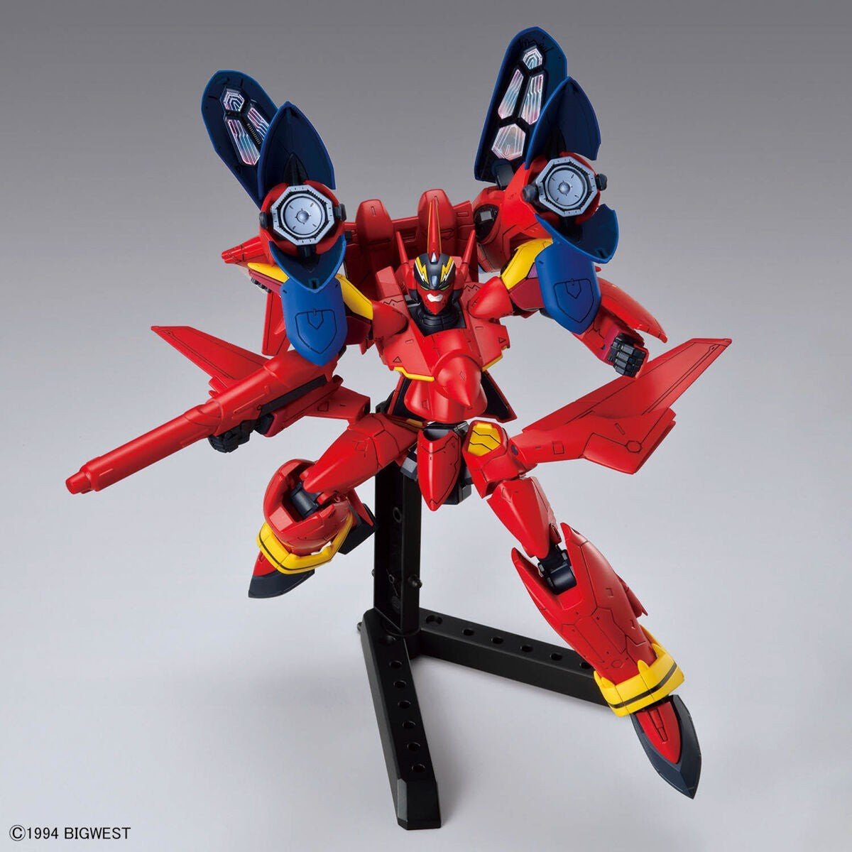 NEW Bandai HG Macross 1/100 VF-19 Custom Fire Valkyrie with Sound Booster - WISE GUYS HOBBIES LLC