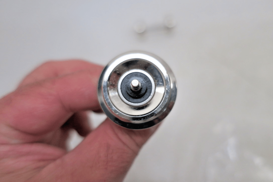 G Scale BALL BEARING Roll - EZ Metal Wheels 1 Pair of 2 Axles Fits LGB - WISE GUYS HOBBIES LLC