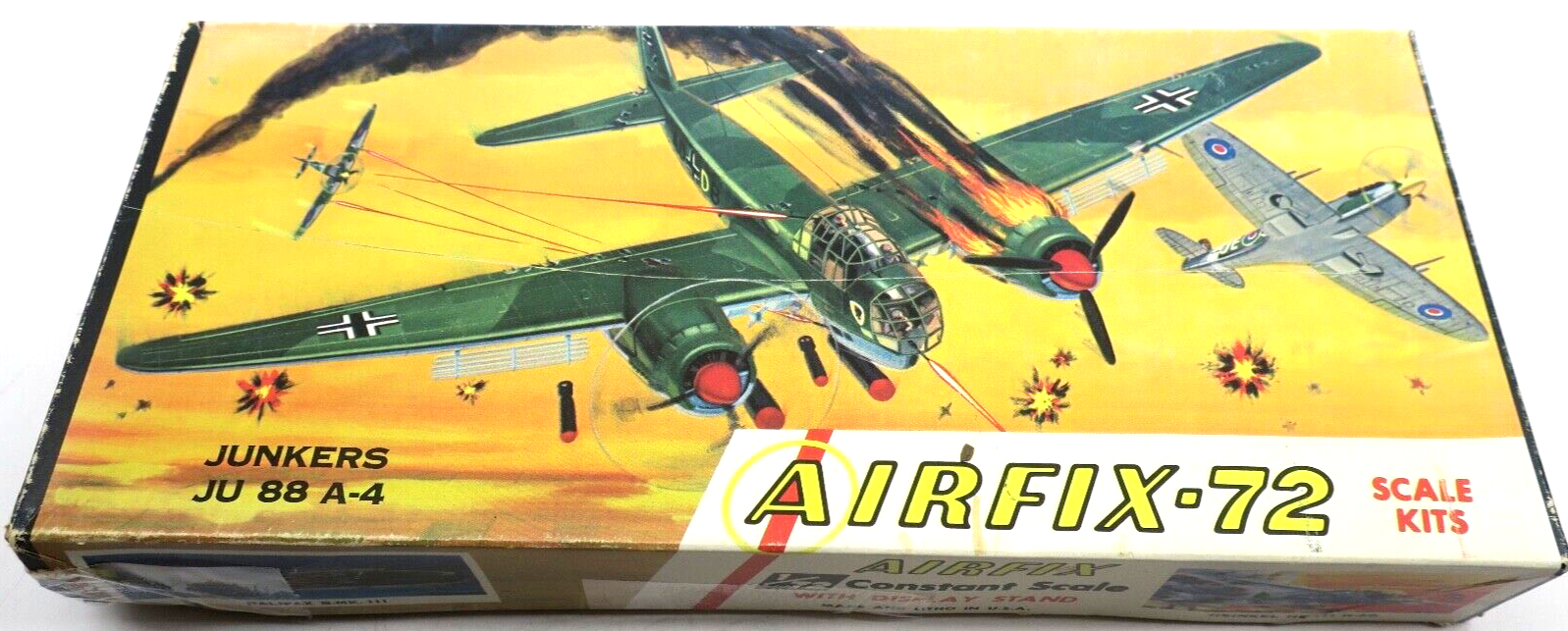 Vintage Airfix 1/72 JU 88 A-4 Junkers Model Kit - WISE GUYS HOBBIES LLC