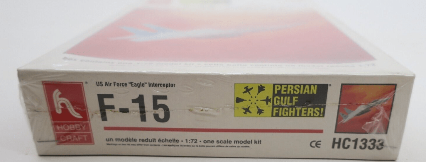 Hobby Craft F-15 INTERCEPTOR Eagle 1/72 Scale Plastic Model Kit HC1333 UNBUILT - WISE GUYS HOBBIES LLC