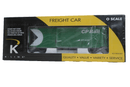 K - Line K761 - 1213 "O" Gauge Green Canadian Pacific Boxcar - WISE GUYS HOBBIES LLC
