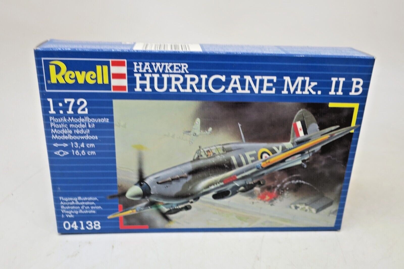 New & Sealed Revell Kit Pack Hawker Hurricane Mk. II B 04138 1:72 - WISE GUYS HOBBIES LLC