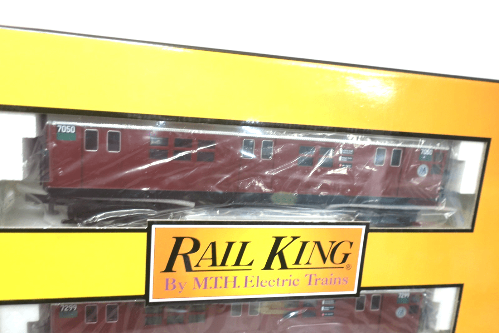 MTH Rail King MTA R - 21, 2 - Car Subway Add - On Non Powered 30 - 2198 - 3 - WISE GUYS HOBBIES LLC