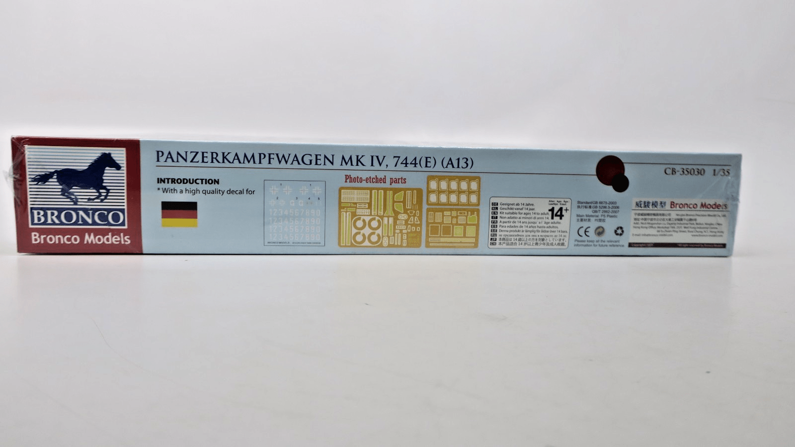 Bronco 1/35 Panzerkampfwagen Mk. IV, 744(E) (A13) Model Kit CB35030 - WISE GUYS HOBBIES LLC