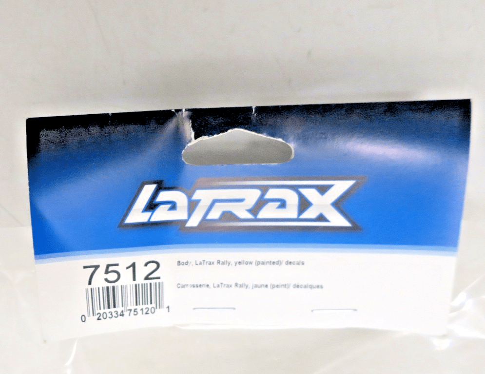 Traxxas Latrax 7512 1/18 Rally Car Yellow Body SEALED - WISE GUYS HOBBIES LLC