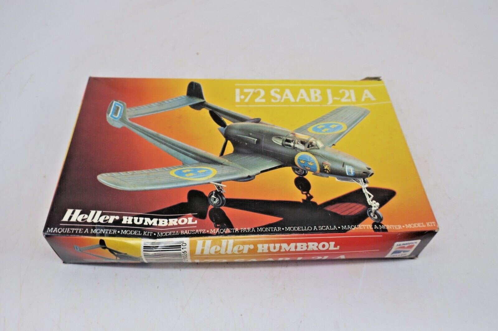 HELLER HUMBROL SAAB J-21A 1:72 80261 - WISE GUYS HOBBIES LLC