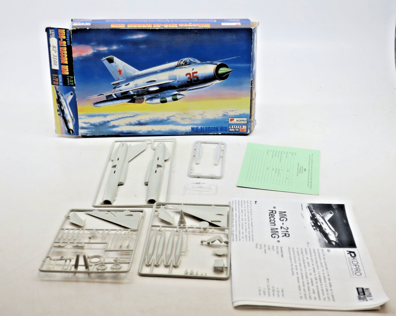 Master Craft 1/72 MiG-21 Recon MiG Model Kit - WISE GUYS HOBBIES LLC