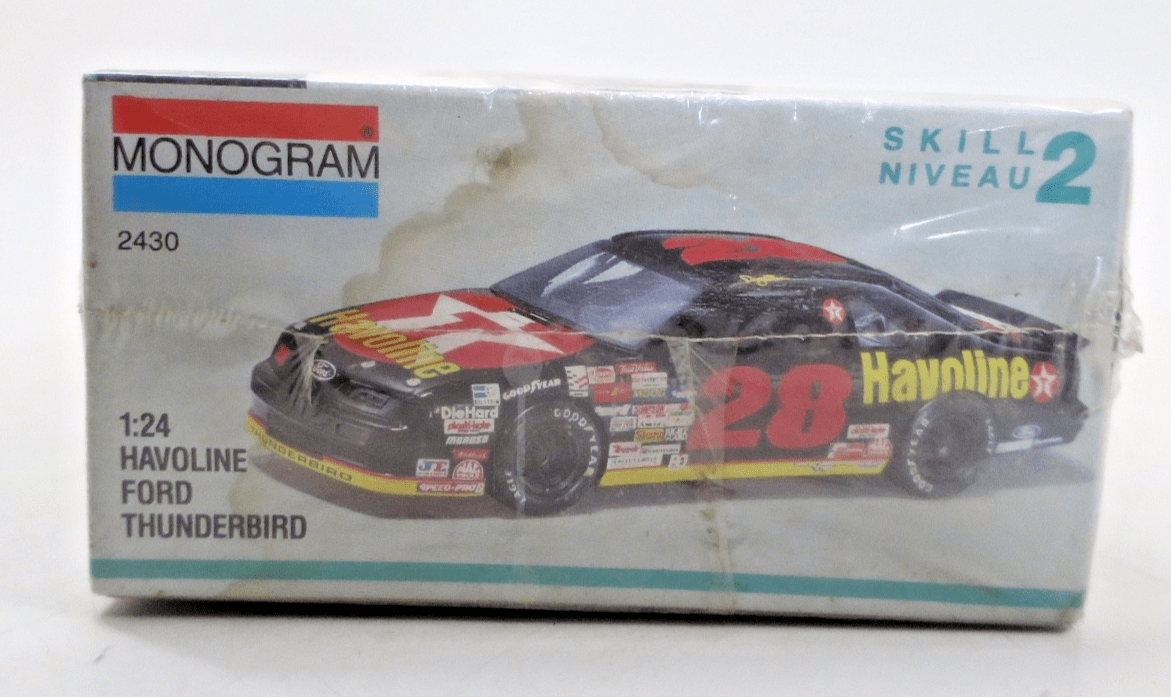 Monogram 1/24 2430 NASCAR 24 Havoline Ford Thunderbird Model Kit SEALED - WISE GUYS HOBBIES LLC