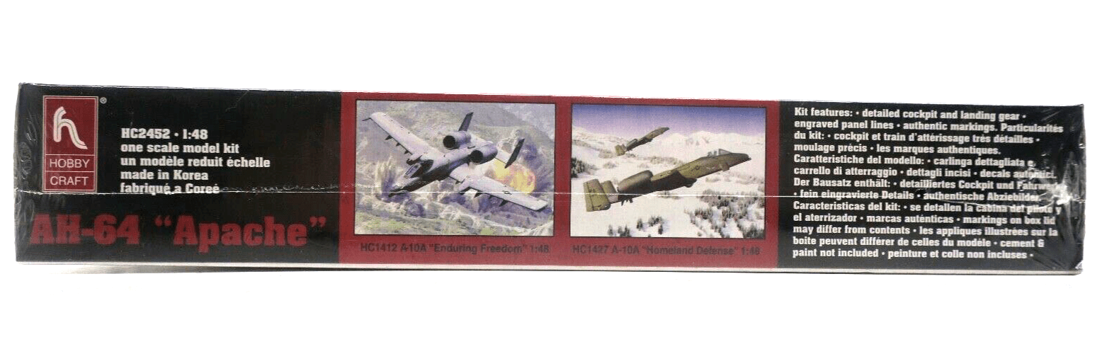 Hobbycraft 1/48 AH-64 Apache War on Terror Model Kit HC2452 - WISE GUYS HOBBIES LLC