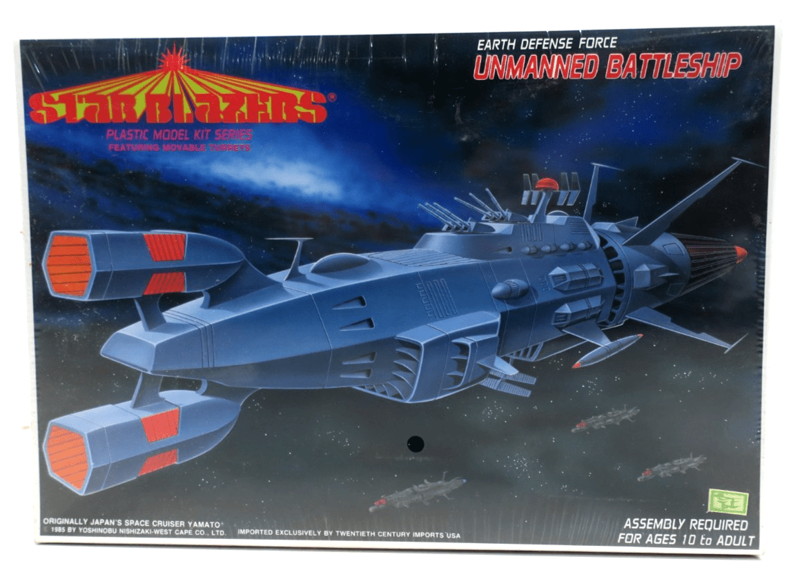 TCI Bandai Star Blazers 1/1220 Unmanned Battleship Model Kit 36135 SEALED - WISE GUYS HOBBIES LLC