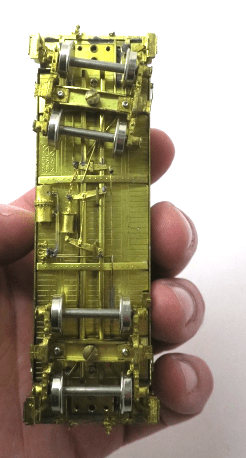 HO Overland Models OMI 1248 Brass Reading Steel Caboose - WISE GUYS HOBBIES LLC