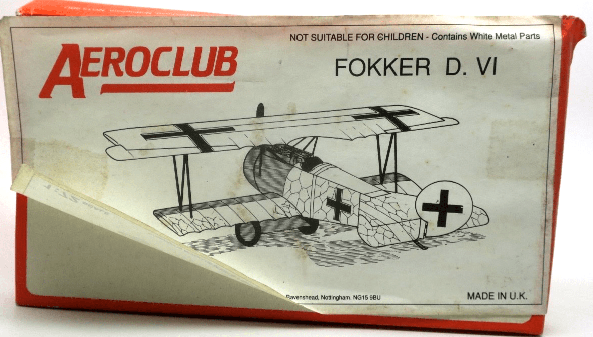 Aeroclub 1/72 Fokker D. VI Model Kit - WISE GUYS HOBBIES LLC